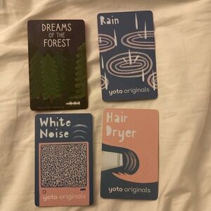 Yoto cards- sleep sound bundle
